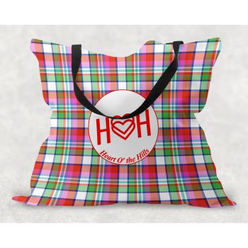 Heart O' the Hills Plaid Oversize Tote