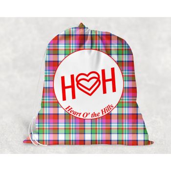 Heart O' the Hills Plaid Laundry Bag