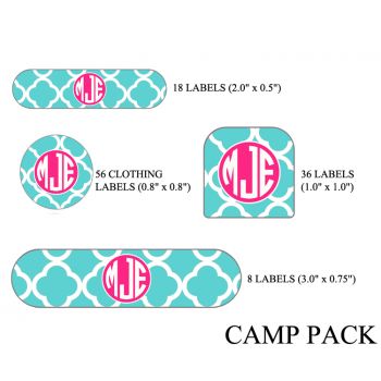 Personalized Camp Label Pack