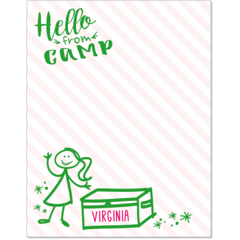Personalized Trunk Stationery Sheets